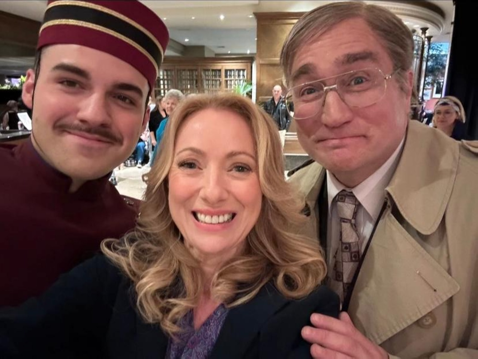 Ben Lindgren with cast members of Son of a Critch